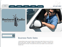 Tablet Screenshot of businessradiosales.com